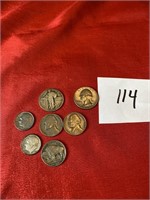 Miscellaneous coins some silver