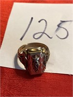 Shelby High School 1952 10k gold ring