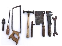 Miscellaneous antique tool lot