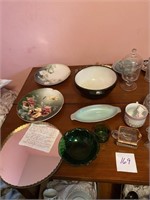 collectible glassware lot