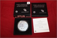 .999 Fine silver 5 ounce Blue Ridge Pkwy