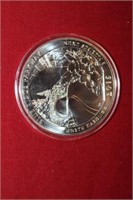 .999 fine silver 5.0 ounce Blue Ridge Pkwy coin