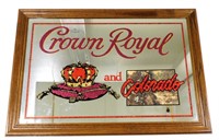 RARE Vintage Crown Royal & Colorado Wall Mirror