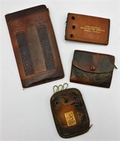 Vintage Advertising Leather Billfold +