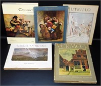 Utrillo, Constable, Vermeer & Daumier Books (5)