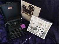Remington Rand type writer & projector