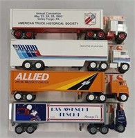 4x- Winross Truck Assortment -- Allied