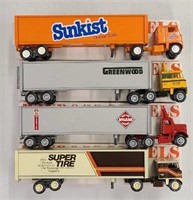 4x- Winross Truck Assortment -- Sunkist