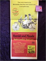 "Harold & Maude" original daybill