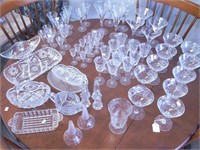 Huge Lot Of Stemware And Crystal/Glass Items