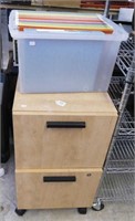 Rolling File Cabinet And File Box