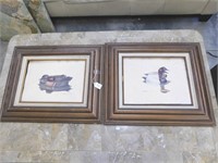 Pair Of Signed Duck Artworks