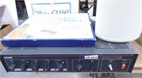 Dukane Model 1A1635 Mixer/Amplifier & Polk Speaker