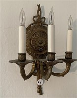 LOT OF 2 WALL SCONCES