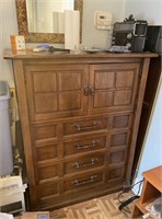 PAIR OF DRESSERS, NIGHTSTAND AND TALL DRESSER