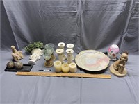 Assorted Décor, Candle holders, Candles
