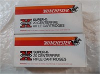 2 Winchester Super x Centerfire Rifle Cartridges