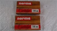 2 Boxes Norma 7.65 ARG. 9.7gr
