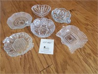 6 Vintage Candy Dishes