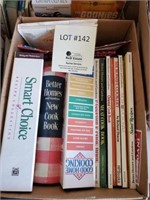 Group of Cook Books & Group of VCR Tapes