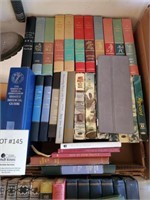 2 Boxes of Assorted Hard Cover Books