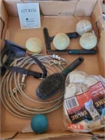 Box of Dog Grooming Accessories