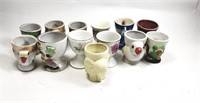 (13 PC) EGG CUP COLLECTION