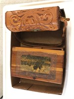 Purse-wooden box