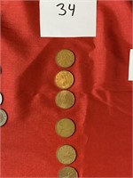 (6) $1.00 coins Canadian