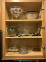 Miscellaneous Contents of 3 Kitchen Cabinets