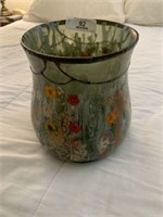 Floral Decorated Waste Basket