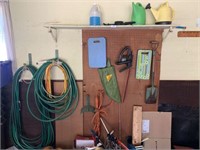 Hedge Trimmer, Spade, Hose & Miscellaneous