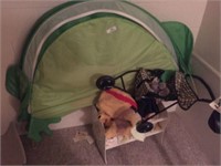 Tent, Cradle w/Dolls, Stroller