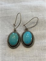 Sterling Turquoise Earrings