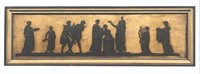 CLASSICAL OVER MANTLE PANEL ON PINE BOARD