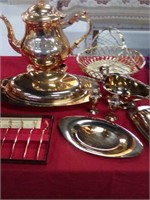 Gold plated Service set