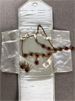 Stauer Earring, Necklace, Bracelet Set