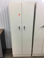 Two door steel Cabinet 24 inches wide by 15