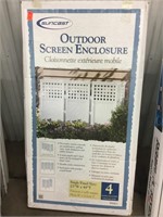 Suncast outdoor screen enclosure new in box