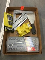 40 piece tool kit superglue aluminum squares and