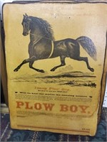 plow boy sign