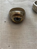 925 Sterling Eye Ring