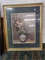 floral art in nice frame 26 x 31