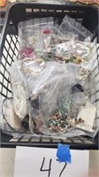 TOTE OF JEWELRY