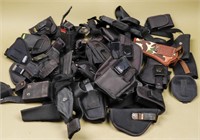 Lot of Mixed Nylon Pistol Holsters and Pouches