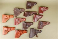 Mix of Leather Handgun Holsters