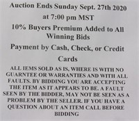 Auction Info