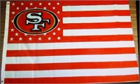 San Francisco Football Flag 3' X 5'