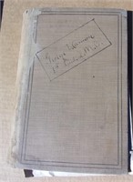 1917 WW1 Quartemaster Book