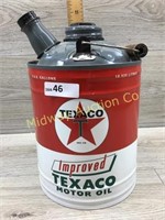 TEXACO METAL GAS CAN